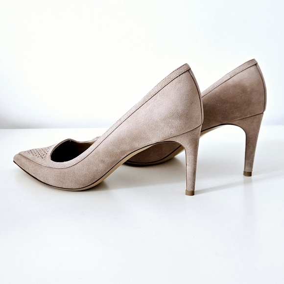 Salvatore Ferragamo suede pump pointed toe Size 7 US / 7cm heels "Pauleen" - Picture 5 of 16